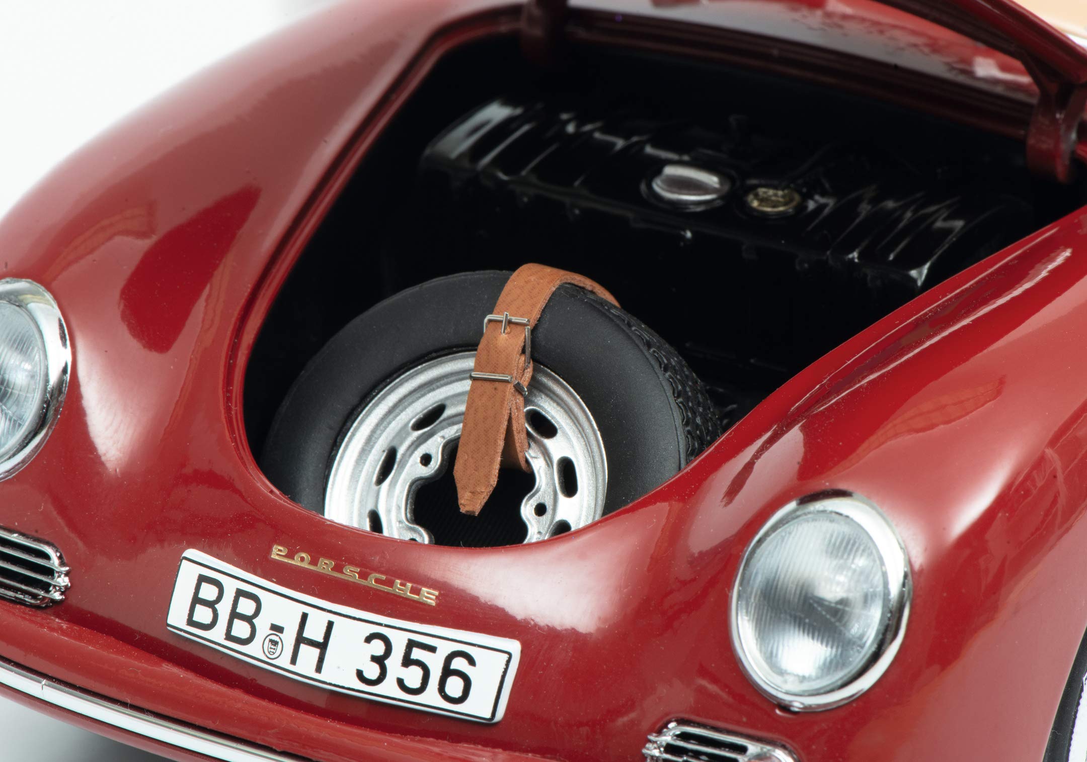 Schuco Porsche 356 A, Carrera Cabriolet, Modellauto, 1:18, rot